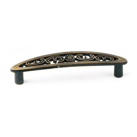 3 Classic Traditions Filigree Pull, Antique Brass